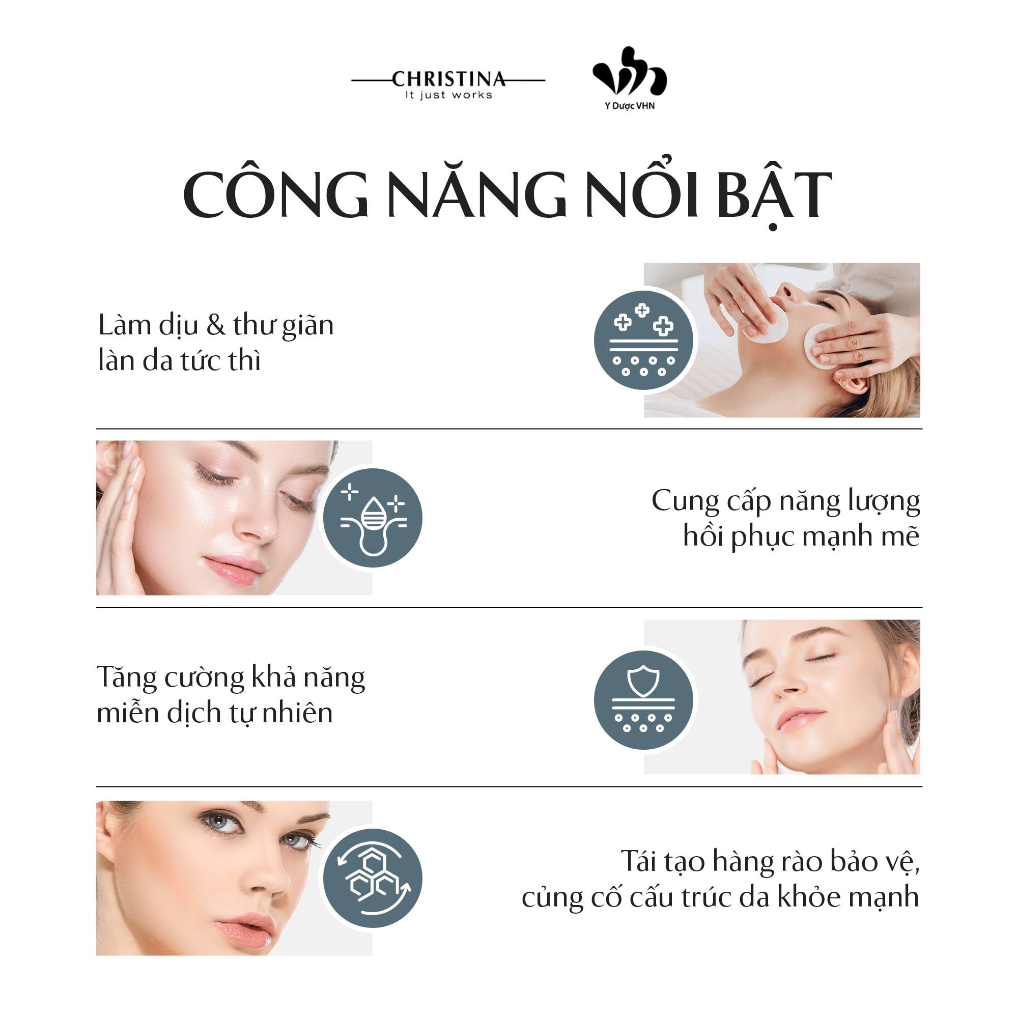 Serum Christina Unstress Total Serenity Serum Phục Hồi, Căng Bóng Da 50ml