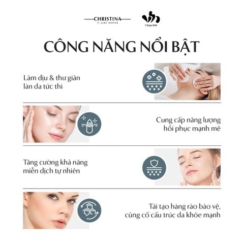 Serum Christina Unstress Total Serenity Serum Phục Hồi, Căng Bóng Da 50ml