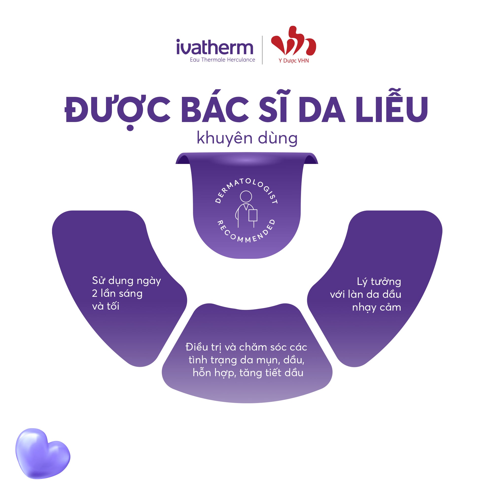 [date 2027] Ivatherm Ivapur Mat Mattifying Cream - Kem Dưỡng Kiềm Dầu Dành Cho Da Dầu Nhạy Cảm, Da Mụn 40ml