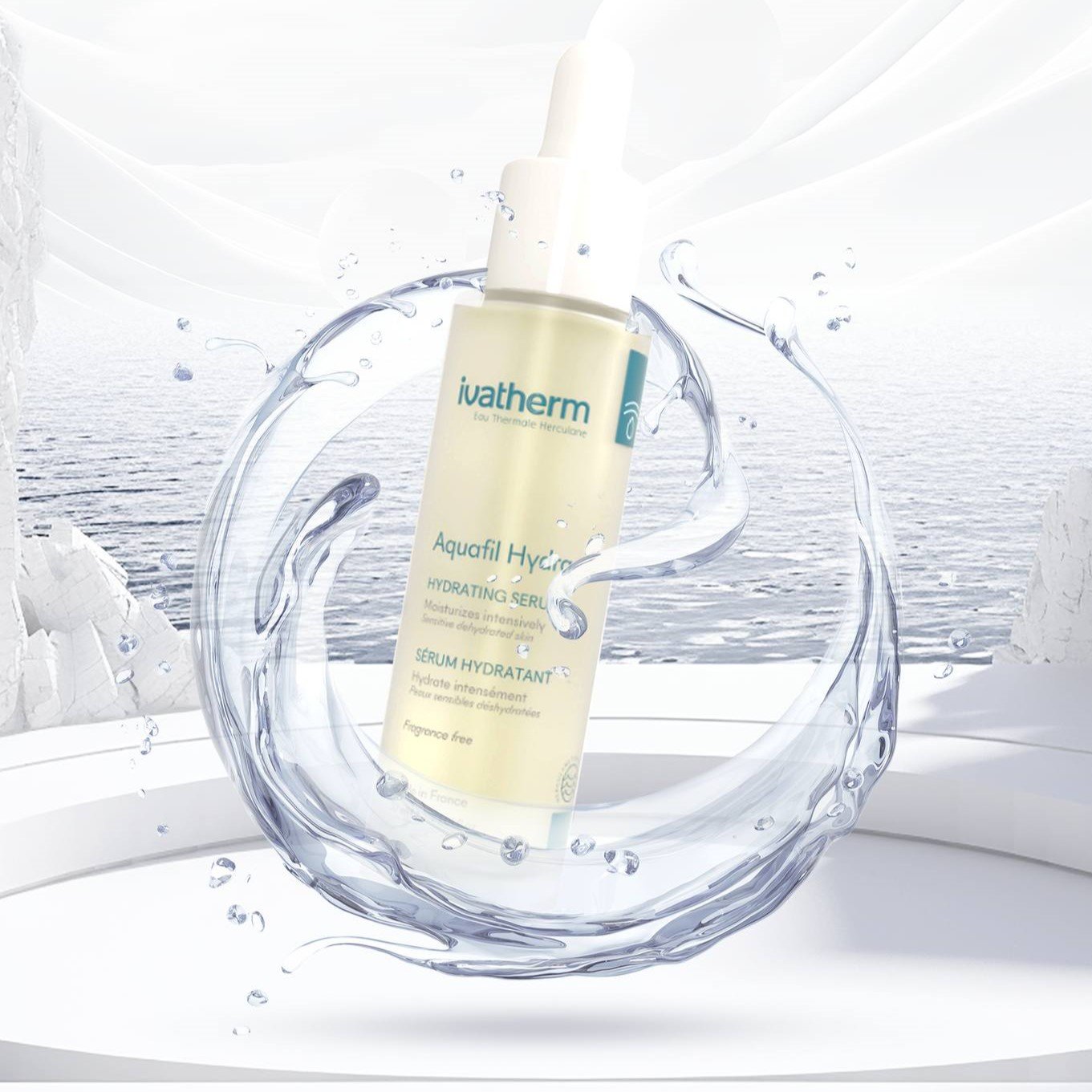 Ivatherm Aquafil Hydra Hydrating Serum - Tinh chất dưỡng ẩm phục hồi và trẻ hoá  30ml