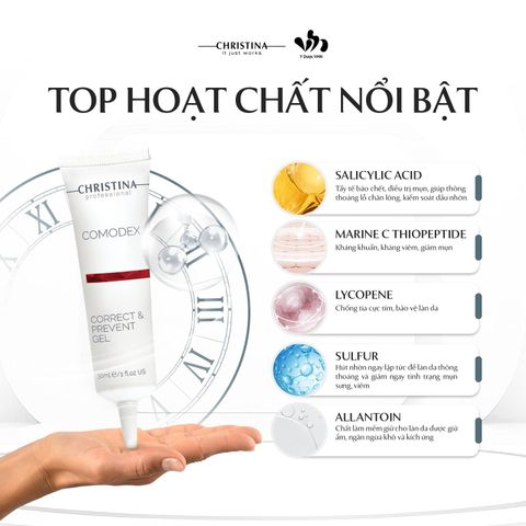Christina Comodex Correct & Prevent Gel - Gel Chấm Mụn 30ml