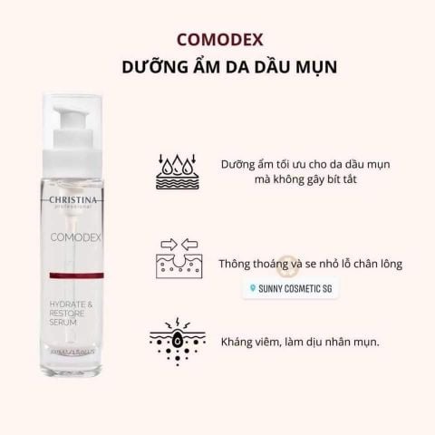 Serum Christina Comodex Hydrate & Restore Serum Cấp Nước và Tái Tạo Da 30ml