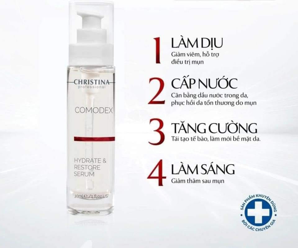 Serum Christina Comodex Hydrate & Restore Serum Cấp Nước và Tái Tạo Da 30ml