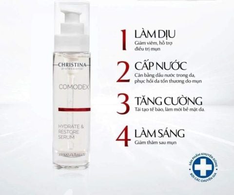 Serum Christina Comodex Hydrate & Restore Serum Cấp Nước và Tái Tạo Da 30ml