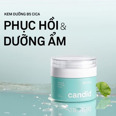 Candid B5 CICA Repair & Soothing Cream - Kem Dưỡng Ẩm Hỗ Trợ Phục Hồi Da B5 CICA 50ml