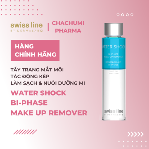 Swissline WS Bi-Phase Make up Remover - Tẩy trang mắt & môi tác động kép nuôi dưỡng & làm dài mi