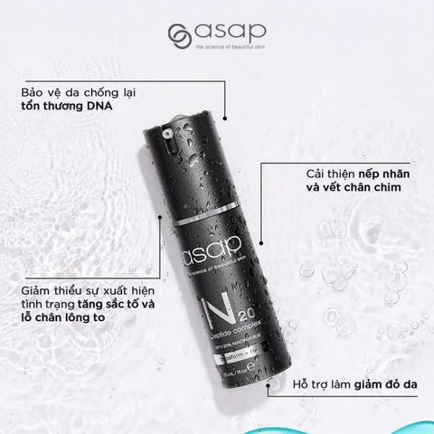 Asap N20 Peptide Complex – Tinh Chất Chống Lão Hoá Và Hỗ Trợ Làm Sáng Da 30ml