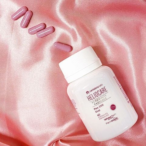Viên Uống Trắng Da Heliocare Purewhite Radiance Max 240 Giảm Sạm Nám Da - Hộp 60 Viên