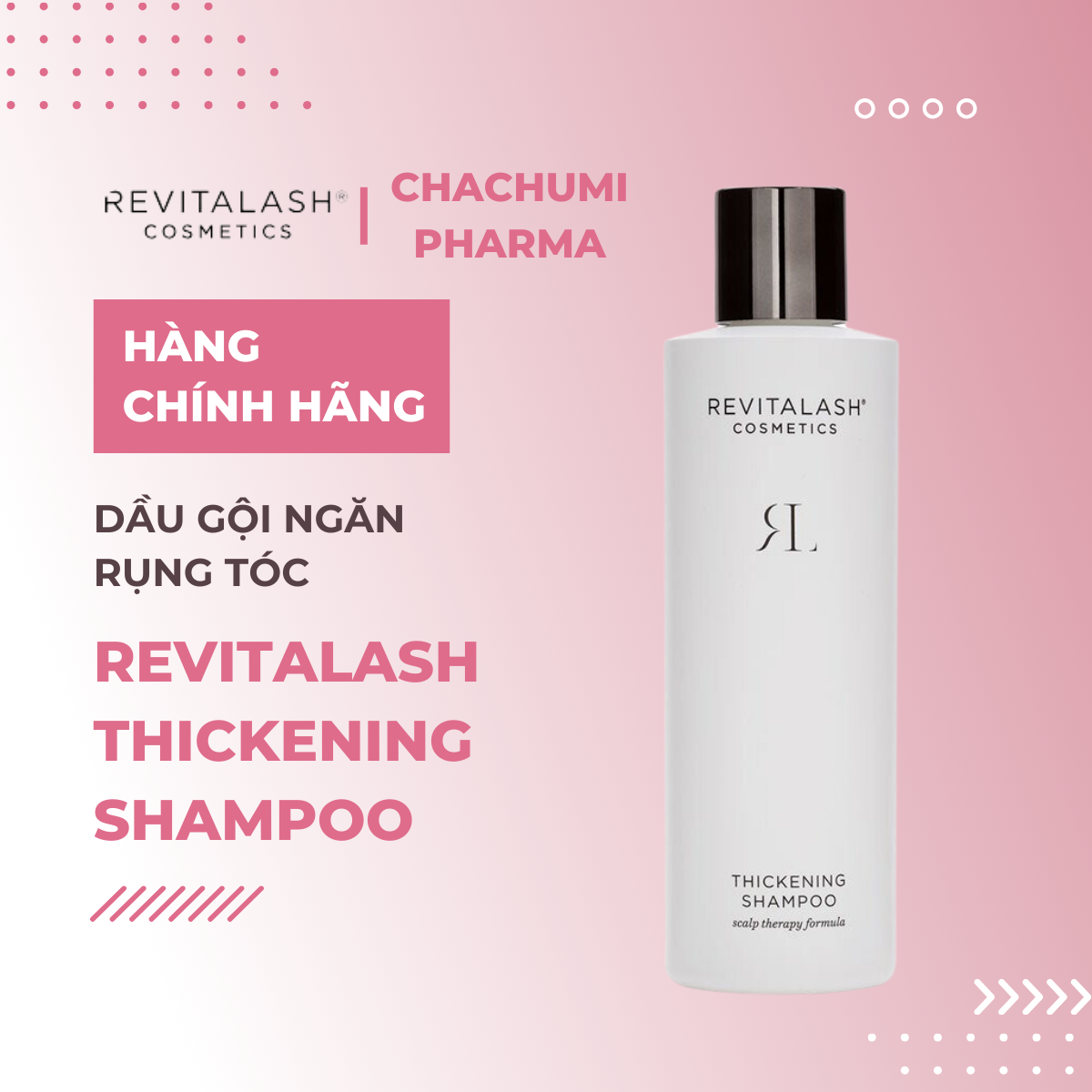 Revitalash Thickening Shampoo & RevitaLash Thickening Conditioner - Dầu gội xả suôn mượt & ngăn rụng tóc