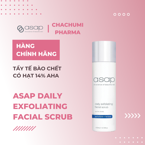 Asap Daily Exfoliating Facial Scrub – Tẩy Tế Bào Chết Hàng Ngày 200ml