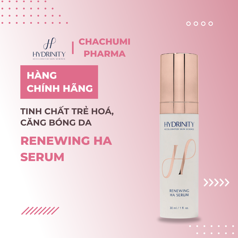 Tinh Chất Trẻ Hoá Da Toàn Diện Hydrinity Renewing HA Serum Căng Bóng Và Cải Thiện Độ Đàn Hồi Da 30ml