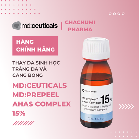 Md:ceuticals Md - AHAS Complex 15% - Tẩy tế bào chết Làm sáng và căng bóng da