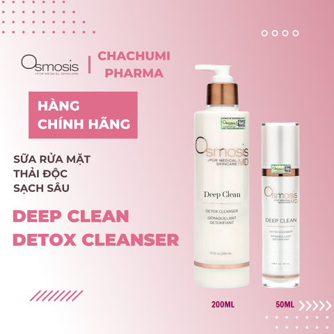 Sữa Rửa Mặt Osmosis Cleanse Gentle - Deep Clean Detox - Purify Enzyme Cleanser