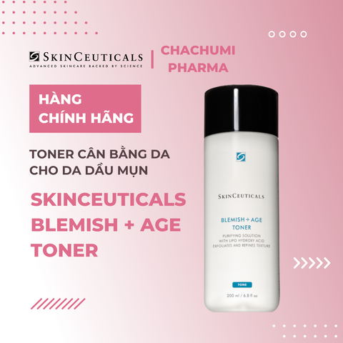 Skinceuticals Blemish + Age Toner - Toner Cân Bằng Da Cho Da Dầu Mụn (Mỹ)