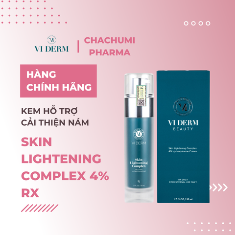 VI Derm Skin Lightening Complex 4% Rx 50ml Viderm - Kem Nám, Sáng Da