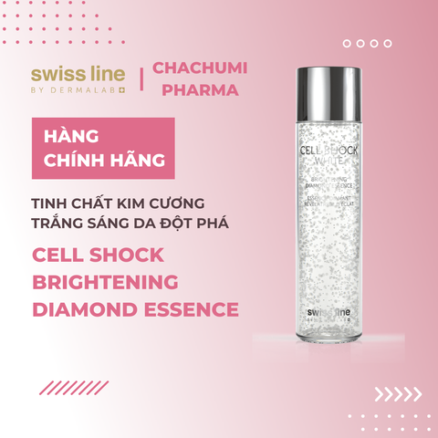 Swissline Brightening Diamond Essence - Tinh chất Essence chiết xuất kim cương trắng sáng đột phá