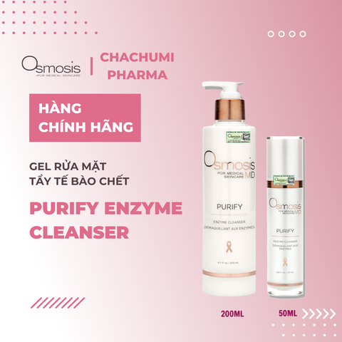 Sữa Rửa Mặt Osmosis Cleanse Gentle - Deep Clean Detox - Purify Enzyme Cleanser