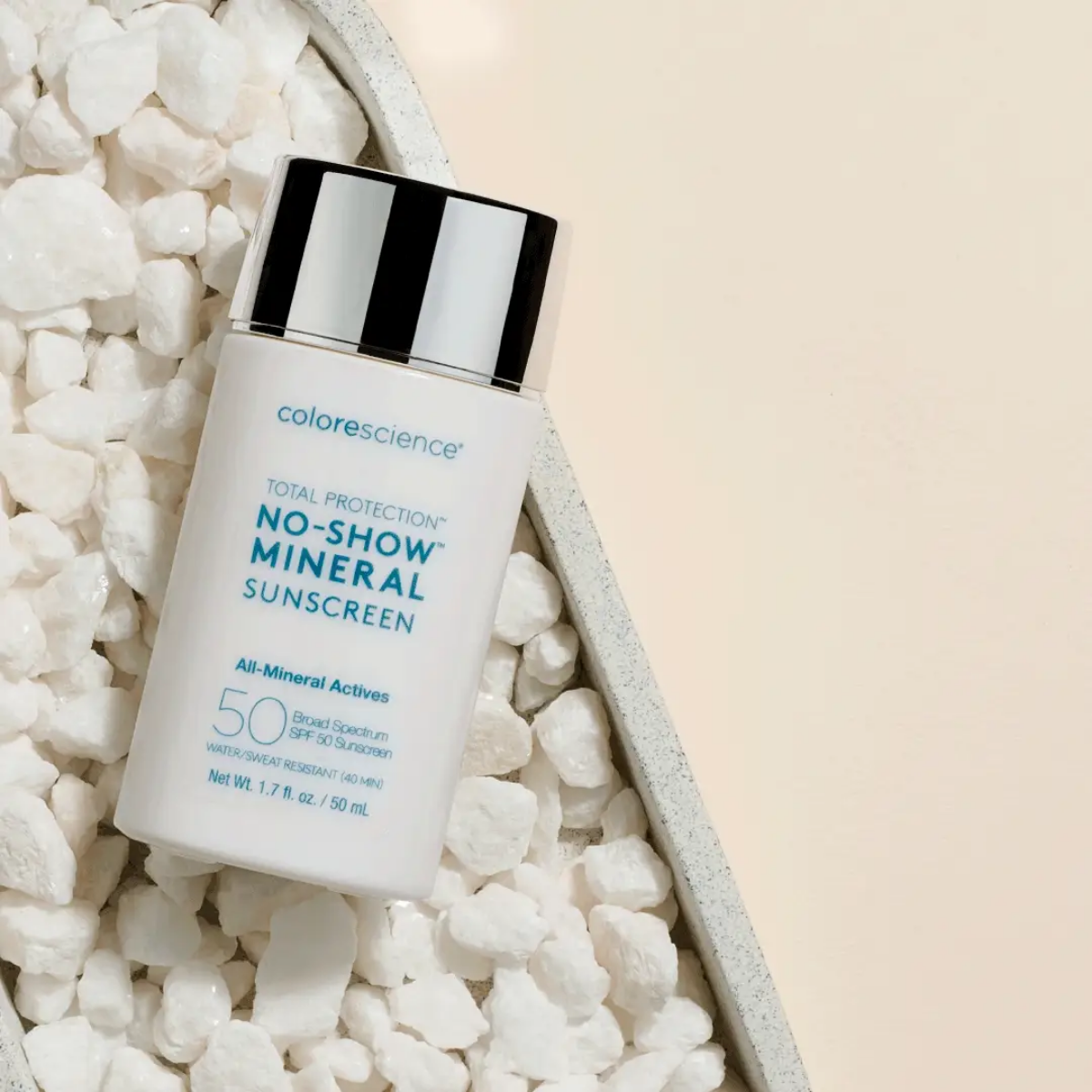 Kem Chống Nắng COLORESCIENCE No-Show SPF 50 Mineral Sunscreen Không Màu Cho Da Nhạy Cảm