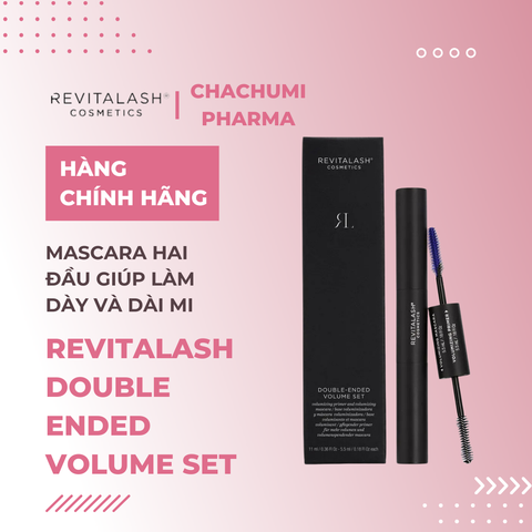 Revitalash Double Ended Volume Set - Mascara hai đầu giúp làm dày và dài mi