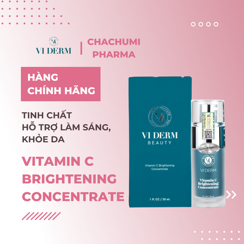 VI Derm Vitamin C Brightening Concentrate 30ml Viderm - Tinh Chất Làm Sáng Khỏe Da