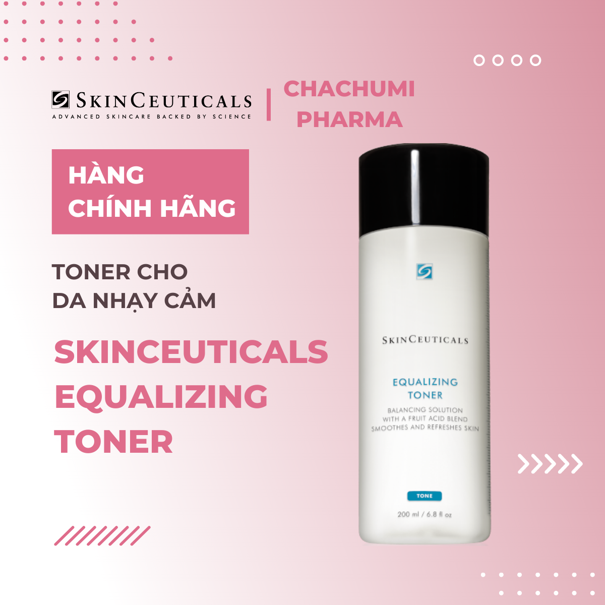 Skinceuticals Equalizing Toner - Toner Cho Da Nhạy Cảm 200ml