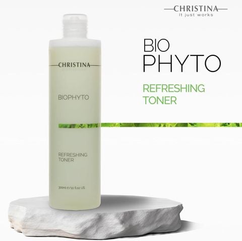 Nước hoa hồng thảo dược Christina Biophyto Refreshing Toner 300ml