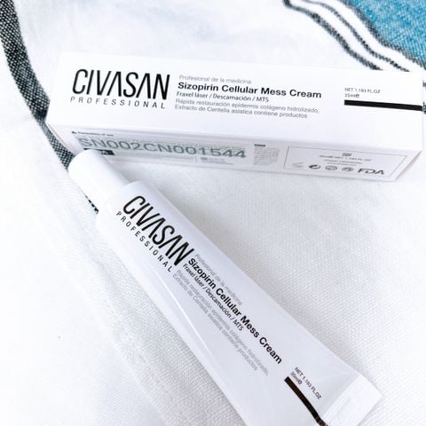 Civasan Mess Cream - Kem dưỡng phục hồi da nhạy cảm, mỏng yếu 35ml