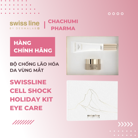 Swissline Cell Shock Holiday Kit Eye Care - Bộ chống lão hóa da vùng mắt