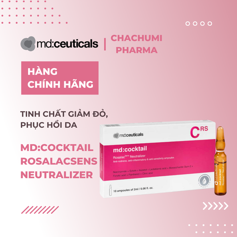Md:ceuticals md:cocktail Rosalacsens Neutralizer – Tinh chất giảm đỏ, phục hồi da