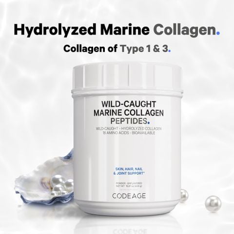 CODEAGE WILD CAUGHT MARINE COLLAGEN PEPTIDES POWDER