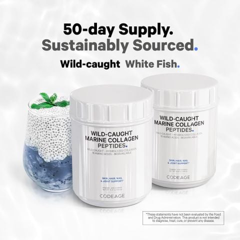 CODEAGE WILD CAUGHT MARINE COLLAGEN PEPTIDES POWDER