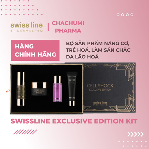 Swissline Exclusive Edition Kit - Bộ sản phẩm nâng cơ, trẻ hoá, làm săn chắc da lão hoá