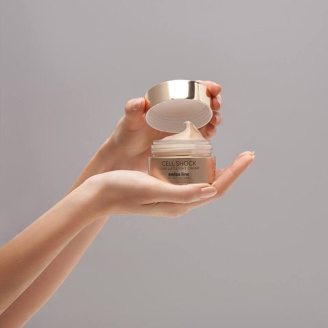 Swissline Cell Shock Luxe-Lift Light Cream - Kem tinh chất Vàng trẻ hóa và nâng cơ toàn diện (da hỗn hợp, da dầu)