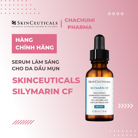 SkinCeuticals Silymarin CF 30ml - Serum Làm Sáng Cho Da Dầu Mụn (Pháp)