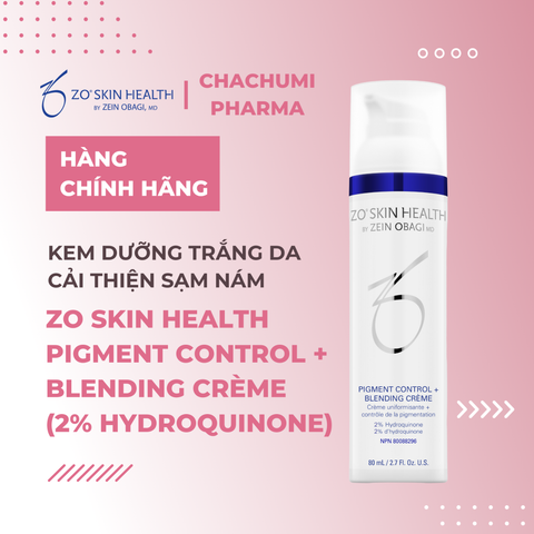 ZO SKIN HEALTH PIGMENT CONTROL+BLENDING CRÈME (2% HYDROQUINONE) - Kem dưỡng trắng da