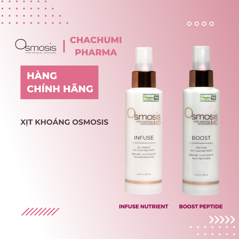 Osmosis Infuse Nutrient - Boost Peptide Activating Mist - Xịt Khoáng Nuôi Dưỡng & Phục Hồi Da 80ml