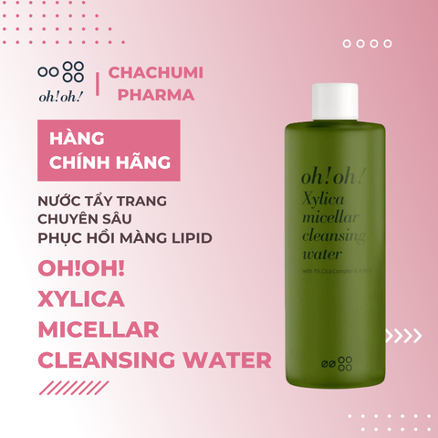 Nước Tẩy Trang Chuyên Sâu oh!oh! Xylica Micellar Cleansing Water 500ml