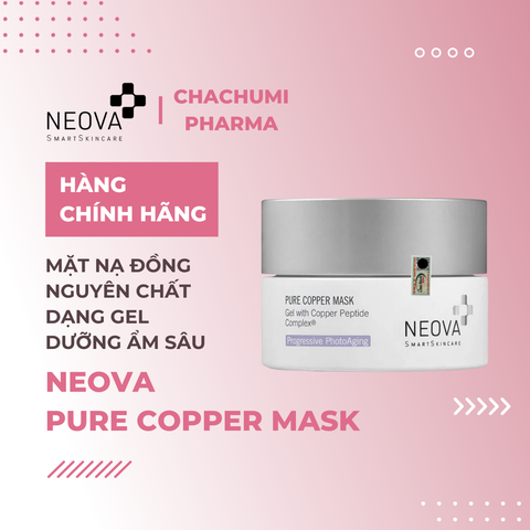 Neova Tri-Peptide Pure Copper Mask - Mặt Nạ Gel Làm Dịu, Giảm Khô Da