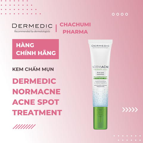 Dermedic Normacne Therapy H2O2 Acne Spot Treatment - Chấm Mụn 15g