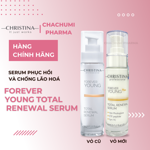 Serum Forever Young Total Renewal Christina Giúp Phục Hồi, Chống Lão Hóa, Da Căng Bóng 50ml