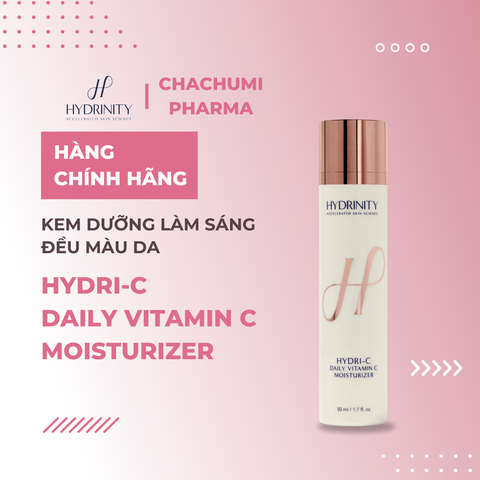Kem Dưỡng Hydrinity Hydri-C Daily Vitamin C Moisturizer Làm Sáng Đều Màu Da Và Chống Oxy Hoá 50ml