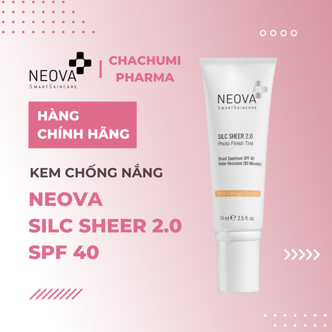 Neova DNA Damage Control Active Silc Sheer 2.0 SPF 40 - Kem Nền Chống Nắng BB