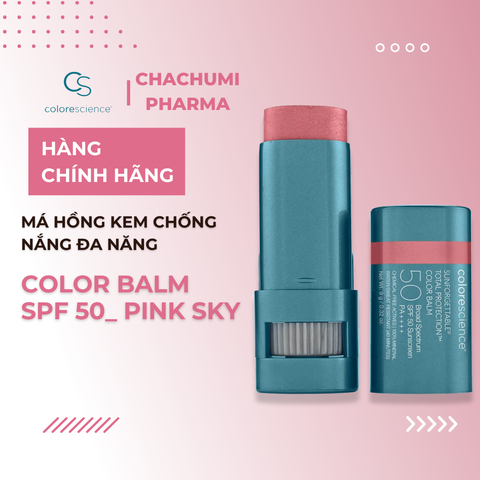 Bộ 3 Má Hồng Kem Colorescience Total Color Balm SPF 50 Chống Nắng Đa Năng