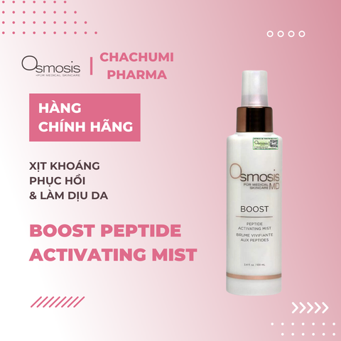 Osmosis Infuse Nutrient - Boost Peptide Activating Mist - Xịt Khoáng Nuôi Dưỡng & Phục Hồi Da 80ml