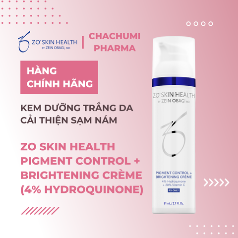 ZO SKIN HEALTH PIGMENT CONTROL+BRIGHTENING CRÈME - Kem trị nám trắng da