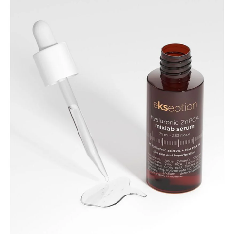 Tinh Chất Ekseption Hyaluronic ZnPCA Mixlab Serum Hỗ Trợ Giảm Mụn, Nhờn Và Mờ Thâm 75ml