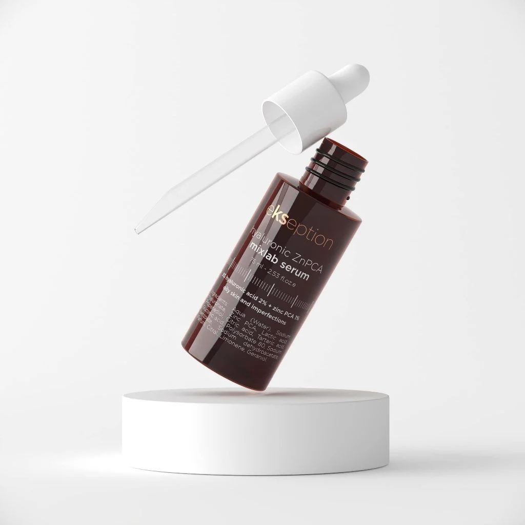 Tinh Chất Ekseption Hyaluronic ZnPCA Mixlab Serum Hỗ Trợ Giảm Mụn, Nhờn Và Mờ Thâm 75ml