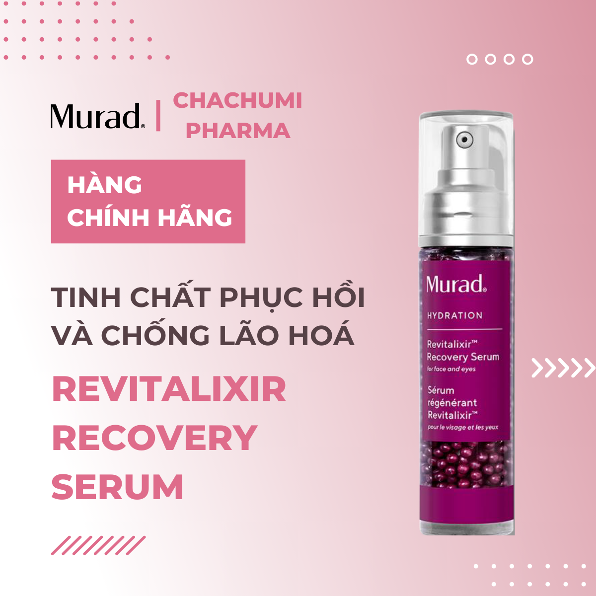 Murad Revitalixir Recovery Serum - Tinh chất phục hồi và chống lão hoá