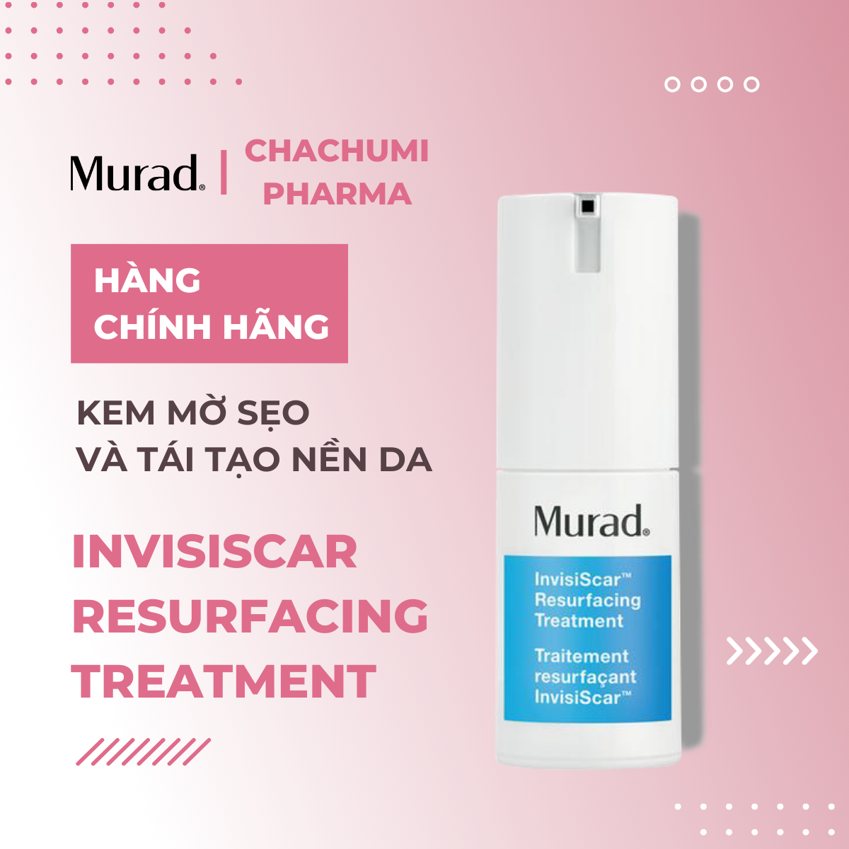 Murad Invisiscar Resurfacing Treatment - Kem mờ sẹo và tái tạo nền da