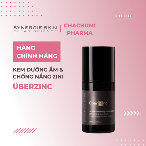 Synergie Skin ÜberZinc – Kem dưỡng ẩm & chống nắng vật lý Zinc Oxide 21% 50ml